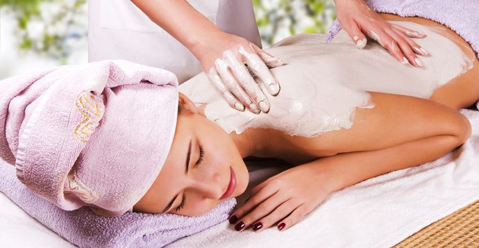 Back Facial treatment at Robin's Day Spa