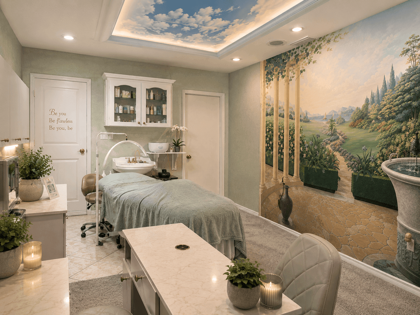 Robin's Day Spa luxury treatment room